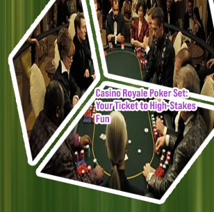 James bond casino royale poker set