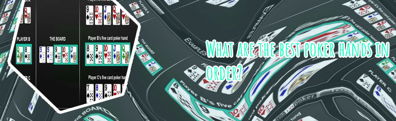 Poker hand order